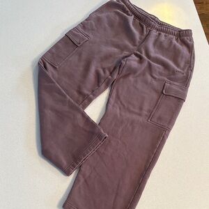 Aritzia Dusty Purple Cargo Joggers